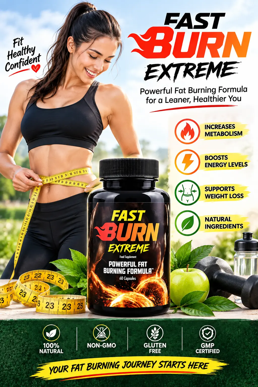 FastBurn daily weight management and metabolic wellness supplement